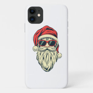 santa claus with glasses Case-Mate iPhone case