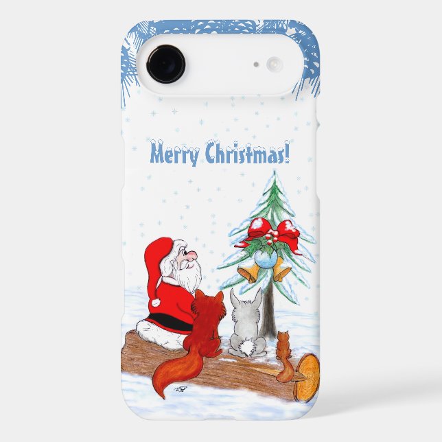 Santa Claus with Rabbit Fox and Squirrel (Back)