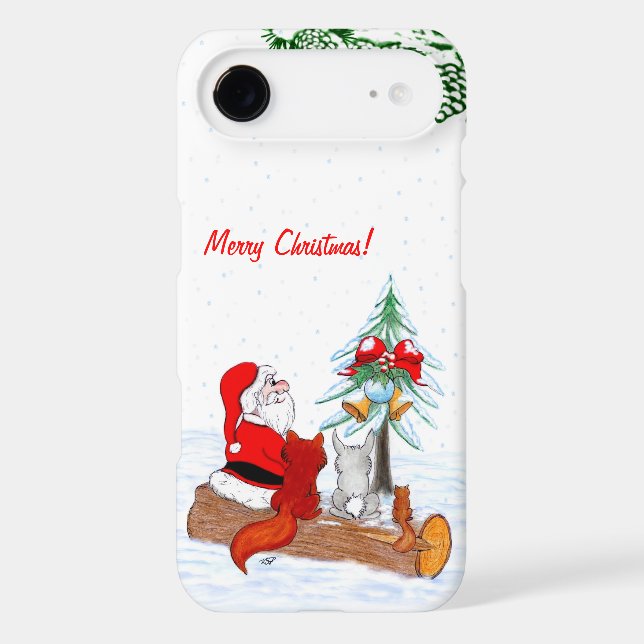 Santa Claus with Rabbit Fox and Squirrel (Back)