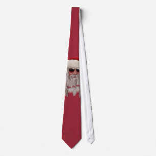 Santa Claus with shades & dreads Necktie