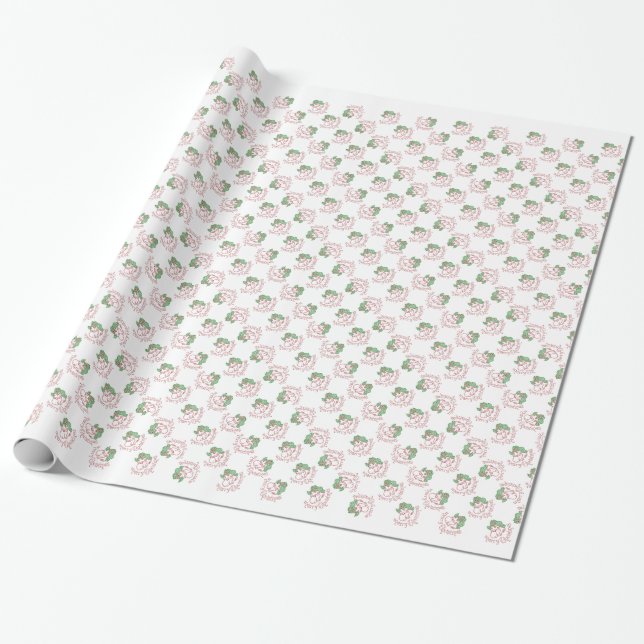 Santa Claus Wrapping Paper (Unrolled)