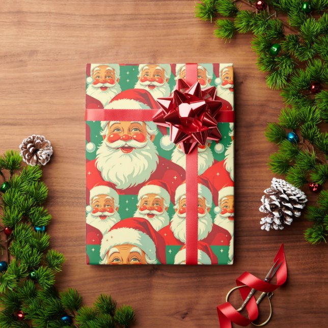 Santa Claus Wrapping Paper (Holiday Gift)