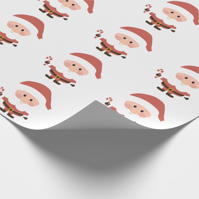 Santa Claus Wrapping Paper (Corner)
