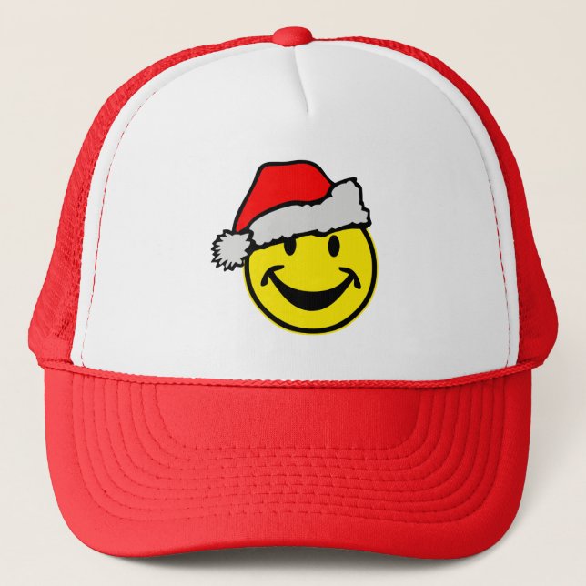 Santa Claus your backgr. & ideas Trucker Hat (Front)