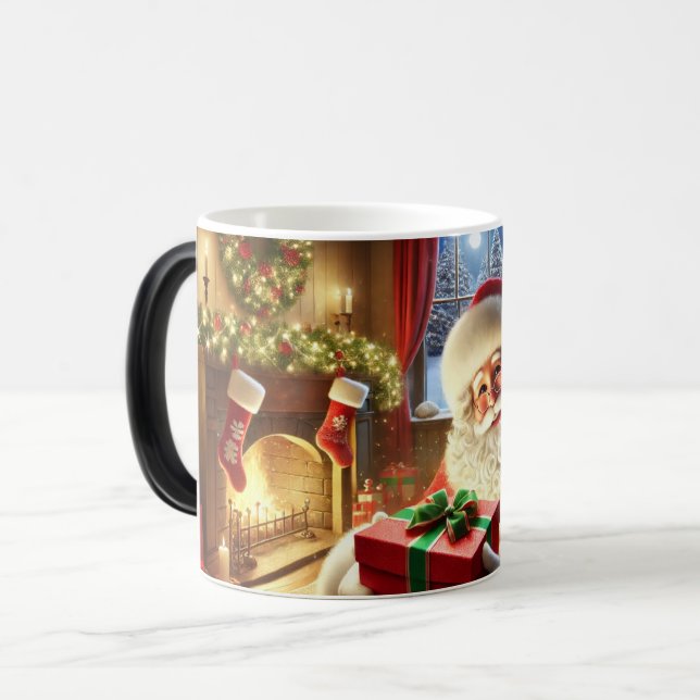 Santa Clause Christmas Magic Mug (Front Left)