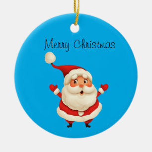 santa clause christmas ornament