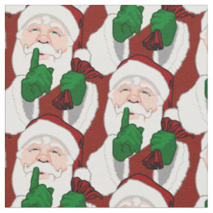 Santa Clause Fabric Santa Christmas Fabrics Custom