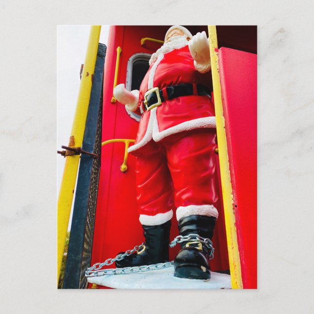 Santa Clause in Trouble? Postcard (Front)