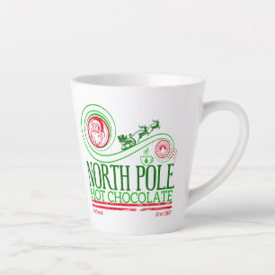 Santa Clause North Pole Hot Chocolate Latte Mug