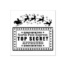 Santa Clause seal approval from North Pole