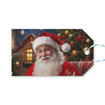 Santa Clause smiling and waving