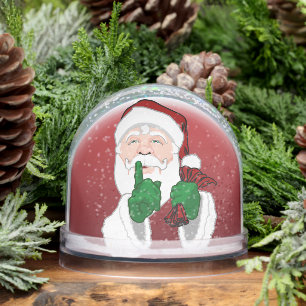 Santa Clause Snow Globe Custom Christmas Snowglobe