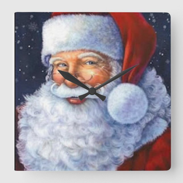 Santa Clause Wall Clock (Front)
