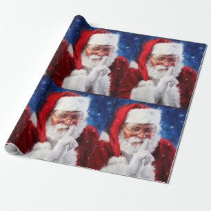 Santa Clause Wrapping Paper