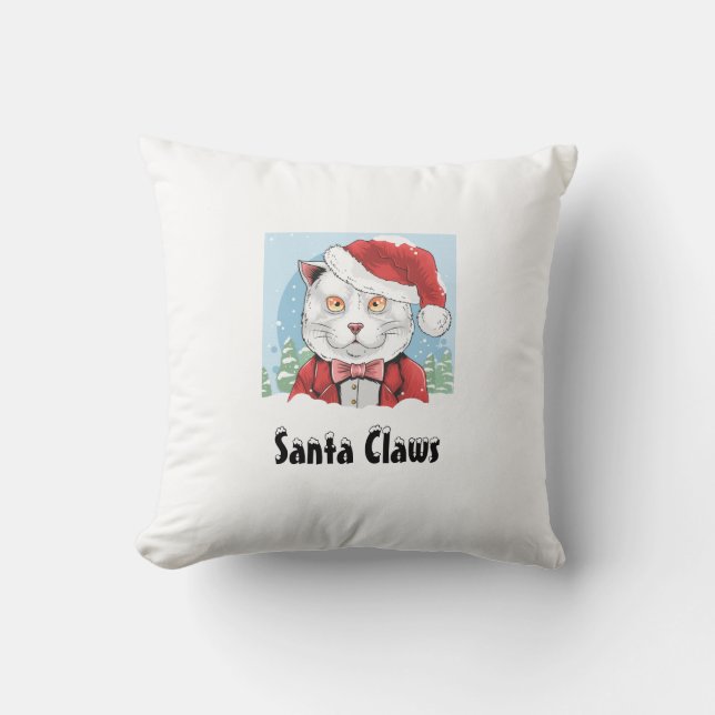 Santa Claws Cushion (Front)