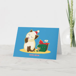 Santa Claws Holiday Card