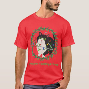Santa Claws Is Coming to town T-Shirt