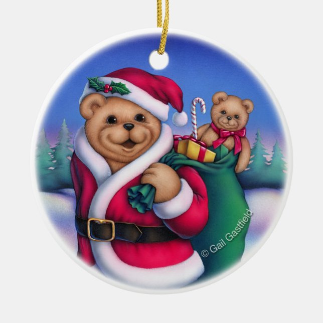 Santa Claws Ornament (Front)