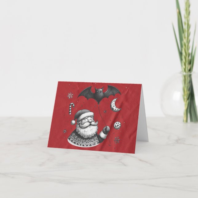 Santa Claws Red Card (Front)