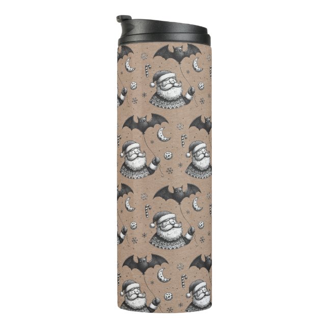 Santa Claws Thermal Tumbler (Rotated Right)