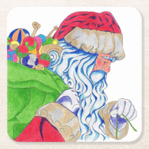 Santa Coaster