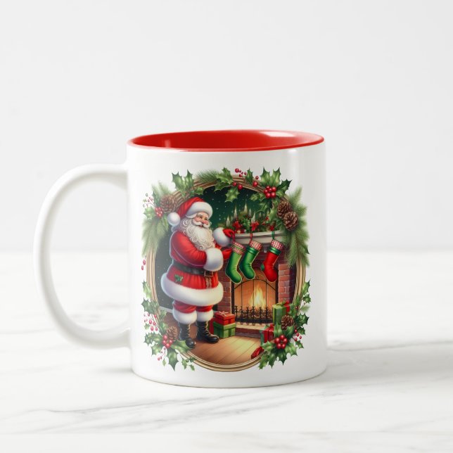Santa Coffee Mug (Left)