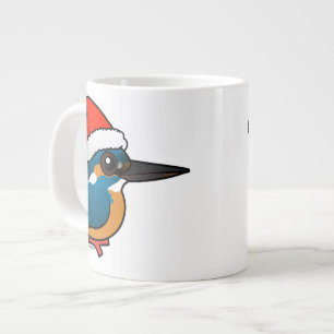 Santa Common Kingfisher Large Coffee Mug