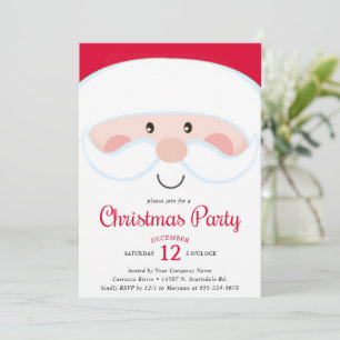 Santa Company Christmas Party Invitation