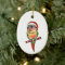 Santa Conure Christmas Ornament