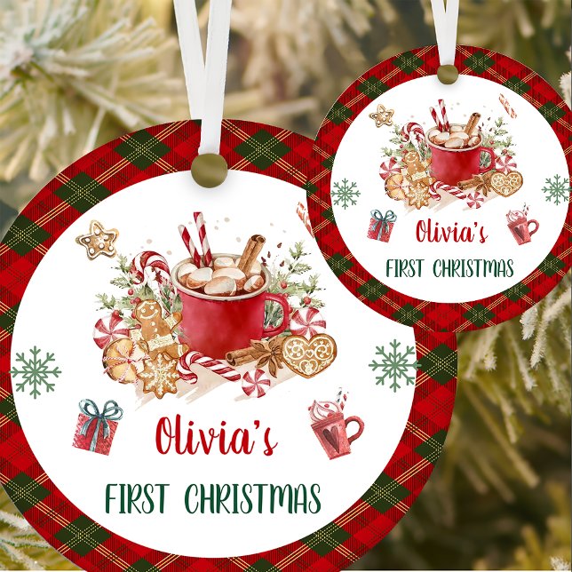 Santa Cookies Christmas Birthday Party Ceramic Tree Decoration (Creator Uploaded)