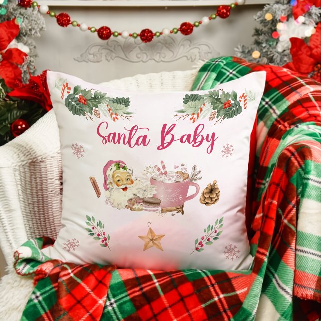 Santa Cookies Christmas Birthday Party Cushion (Creator Uploaded)