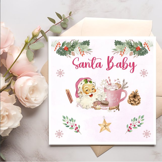  Santa Cookies Christmas Party Napkin (Creator Uploaded)