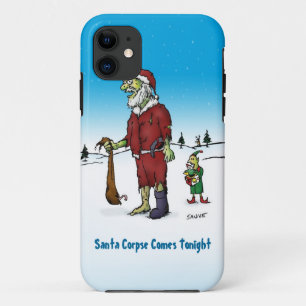 Santa Corpse Funny Zombie Cartoon Case-Mate iPhone Case