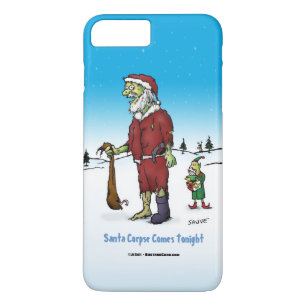Santa Corpse Funny Zombie Cartoon Case-Mate iPhone Case
