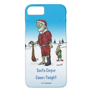 Santa Corpse Funny Zombie Cartoon Case-Mate iPhone Case