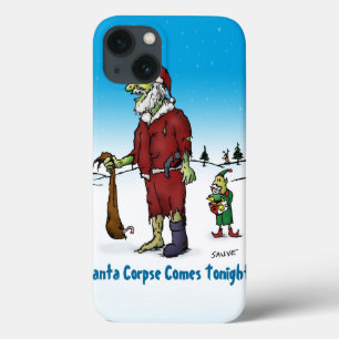 Santa Corpse Funny Zombie Cartoon iPad Case