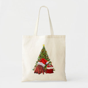 Santa Crab Funny Christmas Hermit Crab Lover Tote Bag