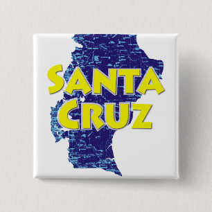 Santa Cruz 15 Cm Square Badge