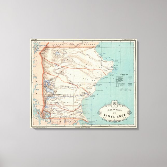 Santa Cruz, Argentina Canvas Print (Front)