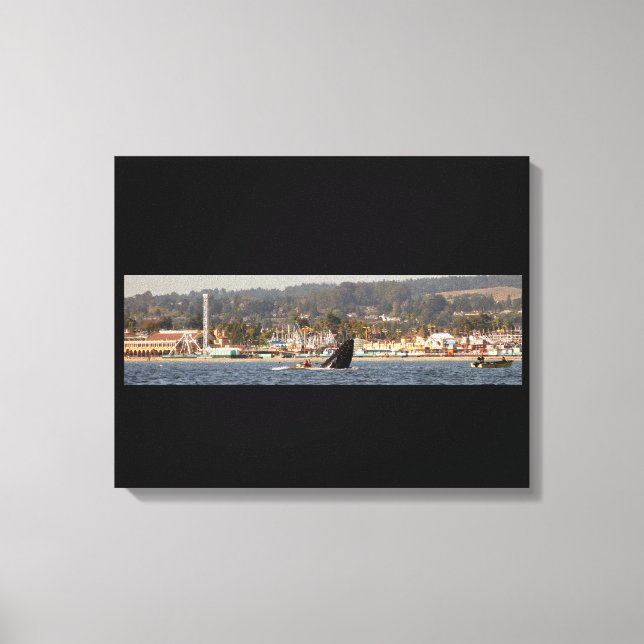 Santa Cruz Beach Boardwalk Humpback Wrapped Canvas (Front)