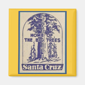 Santa Cruz Califonia - Home of the Big Trees Magnet