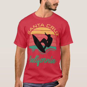 Santa Cruz California CA Retro Vintage Surfer 968 T-Shirt