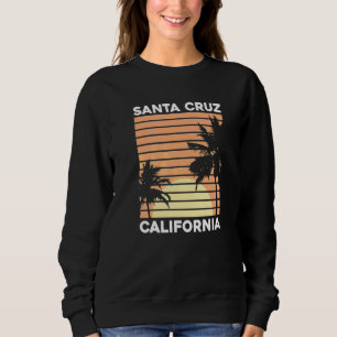 Santa Cruz California Ca Retro Vintage Surfer Sweatshirt