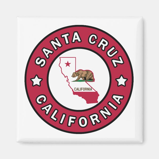 Santa Cruz California Magnet (Front)