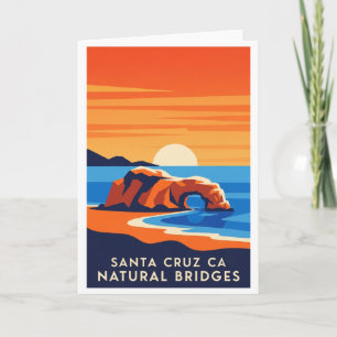 Santa Cruz California – Natural Bridges Sunset Card