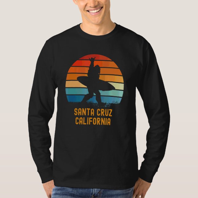 Santa Cruz  California Sasquatch Souvenir T-Shirt (Front)