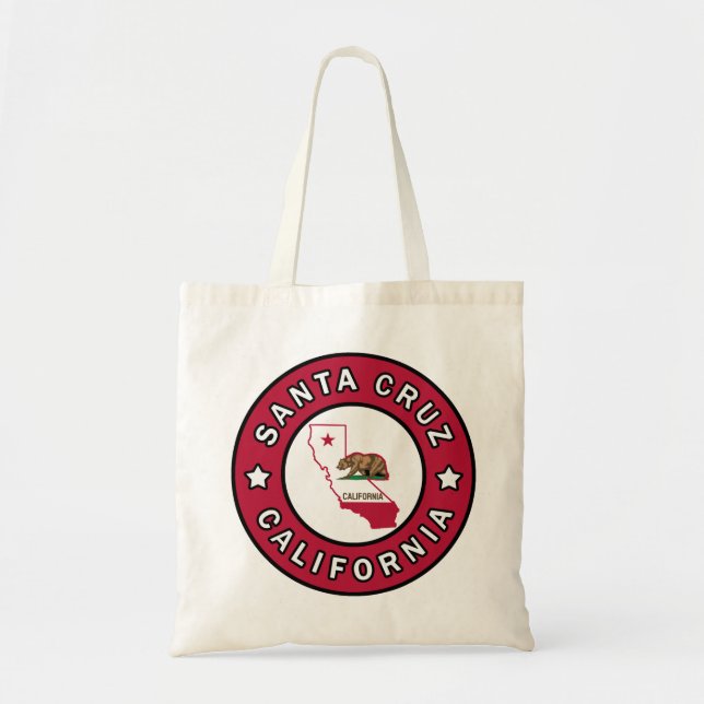 Santa Cruz California Tote Bag (Front)