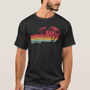 Santa Cruz California Vintage Sunset Beach 70s 80s T-Shirt
