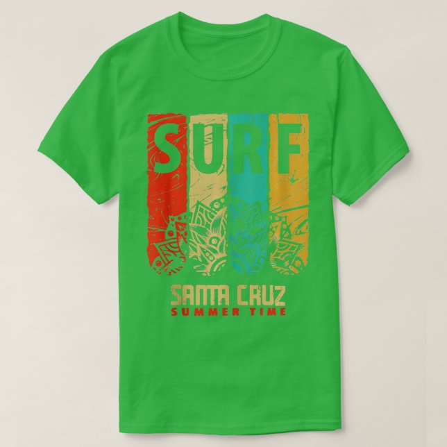 Santa Cruz California Vintage Surfer Tank Top  (Design Front)