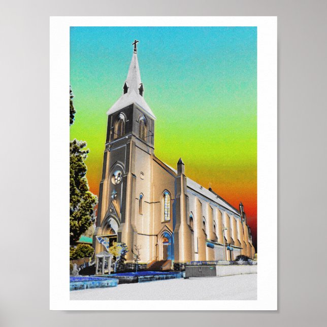 Santa Cruz Church Poster (Front)